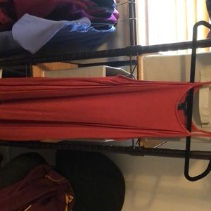 Simple rust colored dress